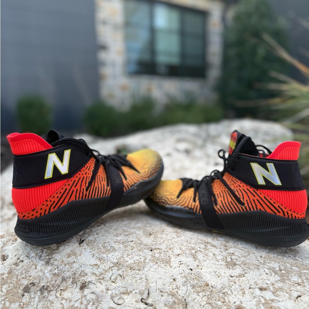 New Balance Red and Black Athletic Shoes